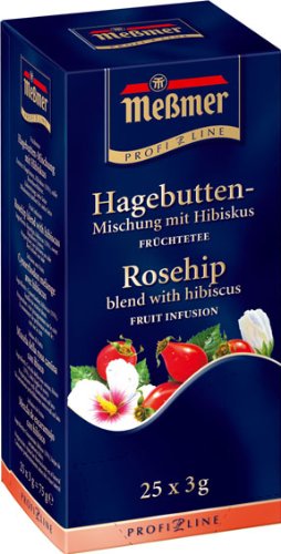 Meßmer ProfiLine Hagebutte 25 x 3 g, 3er Pack (3 x 75 g) von MESSMER PROFILINE