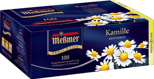 Meßmer ProfiLine Kamille 100 x 1.5 g, 1er Pack (1 x 150 g) von MESSMER PROFILINE