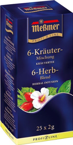 Meßmer ProfiLine Kräuter, 25 x 2 g, 3er Pack (3 x 50 g) von MESSMER PROFILINE