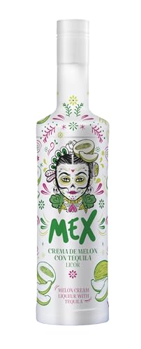 Mex Melonen-Tequila Likör mit Sahne – Tequila & Melone in perfekter Harmonie – 700 ml, Alk. 15% Vol. von MEX