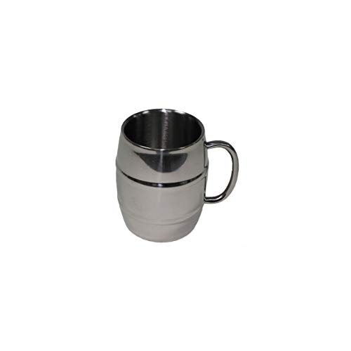 MFH Krug, Fass, Edelstahl, 450 ml, doppelwandig MFH Krug, Fass, Edelstahl, 450 ml, doppelwandig von MFH