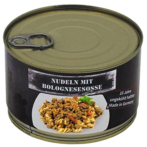 MFH Nudeln mit Bolognesesoße, Vollkonserve, 400 g, 7% Mwst. von MFH