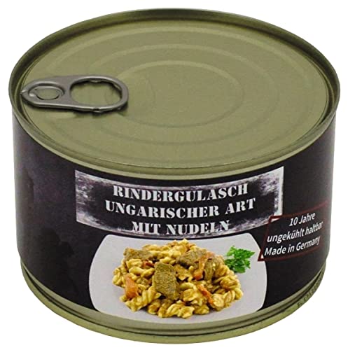 MFH Rindergulasch ungar. m.Nudeln, Vollkonserve, 400 g, 7% Mwst. MFH Rindergulasch ungar. m.Nudeln, Vollkonserve, 400 g, 7% Mwst. von MFH