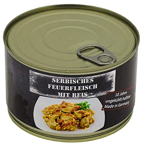 MFH Serb. Feuerfleisch mit Reis, Vollkonserve, 400 g, 7% Mwst. MFH Serb. Feuerfleisch mit Reis, Vollkonserve, 400 g, 7% Mwst. von MFH