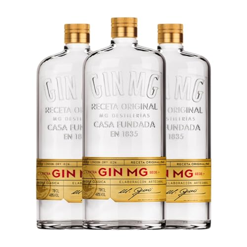 Gin MG 70 cl (Schachtel mit 3 Flaschen von 70 cl) von MG Destilerías SL