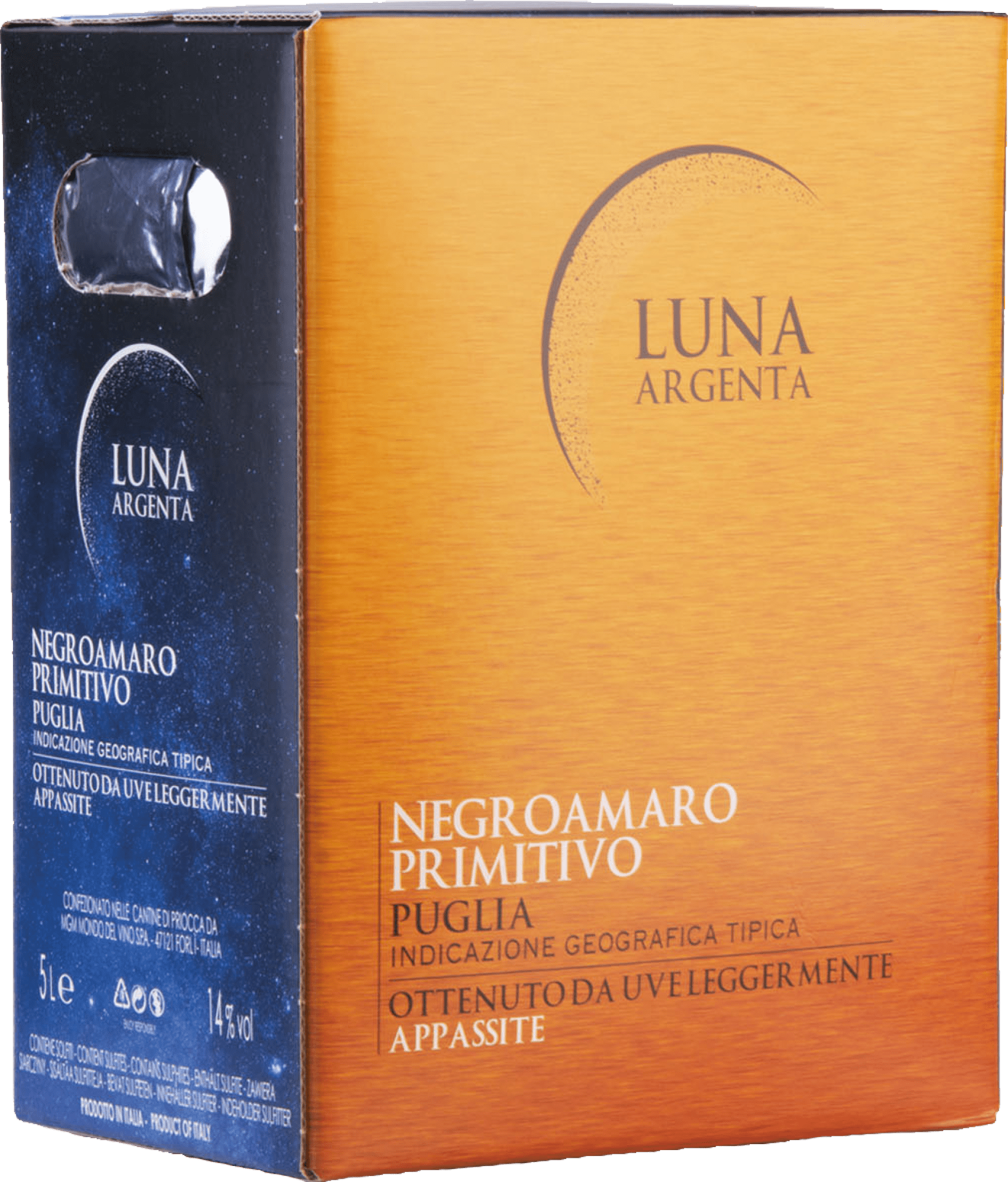 Luna Argenta Negroamaro Primitivo Appassite - 5l-Bag-in-Box Luna Argenta Negroamaro Primitivo Appassite - 5l-Bag-in-Box