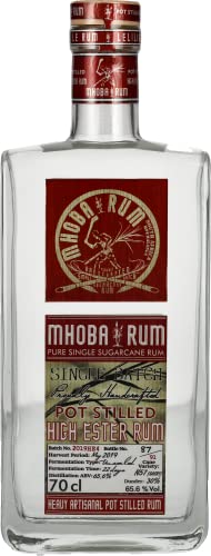 Mhoba Rum Pot Stilled HIGH ESTER Rum 65,6% Vol. 0,7l von MHOBA Rum