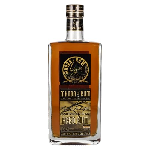 Mhoba Rum American Oak AGED Rum 43,00% 0,70 Liter von MHOBA Rum