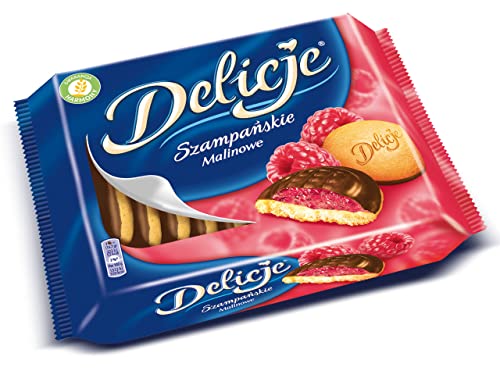 Delicje ''Malinowe'' mit Himbeer-Geleefüllung 294g Delicje ''Malinowe'' mit Himbeer-Geleefüllung 294g von MICHALKI