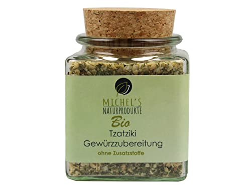 Michel´s Naturprodukte - BIO Tzatziki Gewürzzubereitung, 100g, Gewürzmischung Ohne Zusatzstoffe Michel´s Naturprodukte - BIO Tzatziki Gewürzzubereitung, 100g, Gewürzmischung Ohne Zusatzstoffe von MICHEL´S NATURPRODUKTE