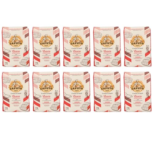 10 x 1kg Caputo Cuoco (Chef) Mehl inklusive einer gratis Teigkarte von Migase von MIGASE