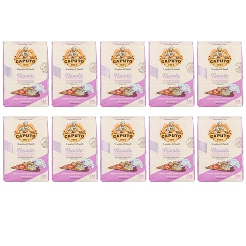 10 x 1kg Caputo Nuvola Mehl inklusive einer gratis Teigkarte von Migase von MIGASE