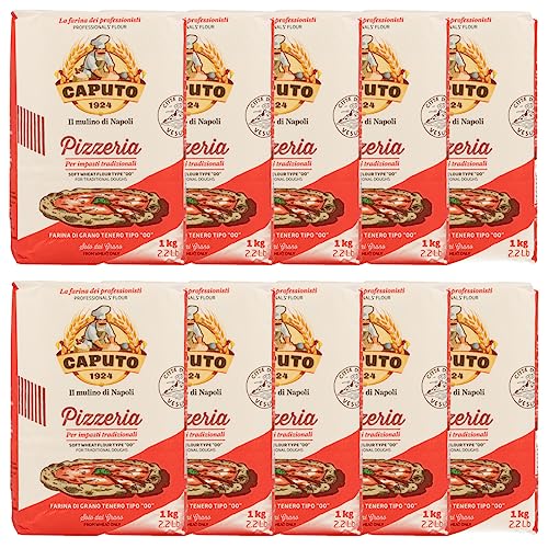 10 x 1kg Caputo Pizzeria Mehl inklusive einer gratis Teigkarte von Migase von MIGASE