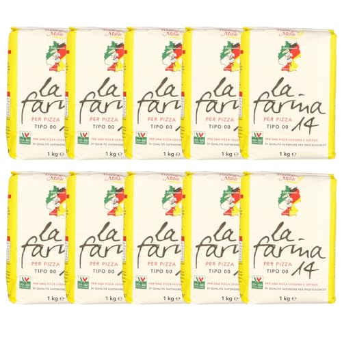 10 x1kg Farina 14 Pizzamehl von Frießinger Mühle. Gratis Teigkarte von MIGASE. (10) von MIGASE