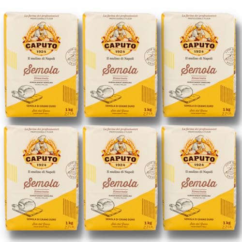 6x1kg Caputo Semola inkl einer gratis Migase Teigkarte. Für Pizza, Pasta und mehr 6x1kg Caputo Semola inkl einer gratis Migase Teigkarte. Für Pizza, Pasta und mehr von MIGASE