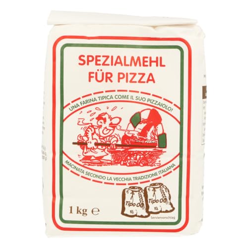 Frießinger Pizzamehl mit einer Teigkarte (1x1kg) von MIGASE