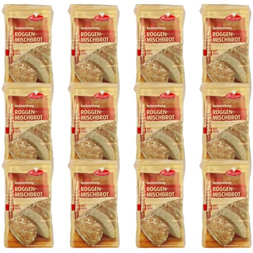 Küchenmeister Backmischung für Roggen-Mischbrot 12x500g von MIGASE