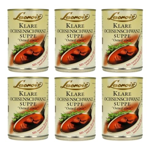 Lacroix Klare Ochsenschwanz-Suppe 6x400ml Lacroix Klare Ochsenschwanz-Suppe 6x400ml von MIGASE