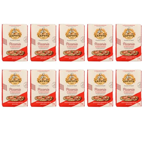 Molino Caputo Pizzamehl Set mit Gratis Pizzateigkarte von MIGASE - 10kg Pizzeria von MIGASE