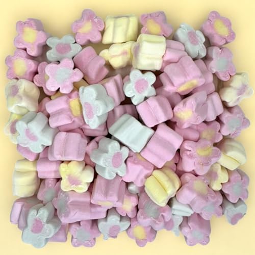 MIJOMA Marshmallow-Herzen & Blumen | Entzückende Schaumzucker-Süßigkeit für besondere Anlässe | Hochzeit, Valentinstag, Muttertag, Geburtstag | Glutenfrei & Fettfrei (Blume - bunt, 1104g) von MIJOMA