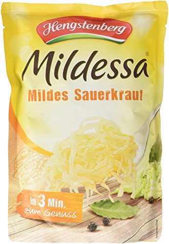 Hengstenberg Mildessa Mildes Sauerkraut, 6er Pack (6 x 400 g) von Mildessa