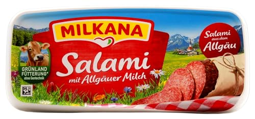 Milkana Salami Schmelzkäse, 8er Pack (8 x 190g) von Milkana
