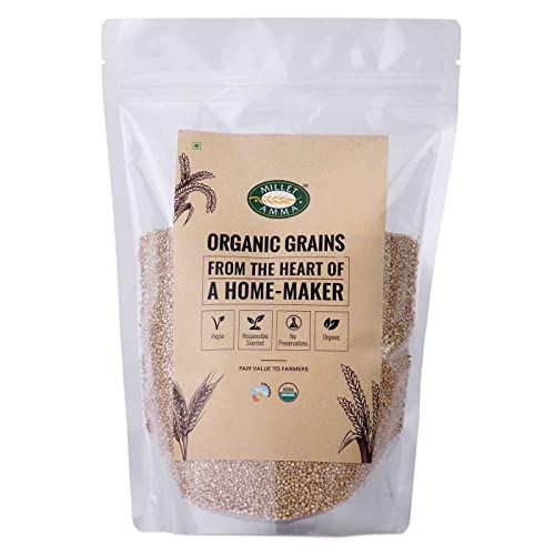MILLET AMMA Bio-Quinoa weiß–1 St., 1000 g, nahrhaftes Lebensmittel, reich an Mineralien & Ballaststoffen, Quelle von Antioxidantien, gesunde & biologische Lebensmittel, glutenfrei, gesundes Leben von MILLET AMMA