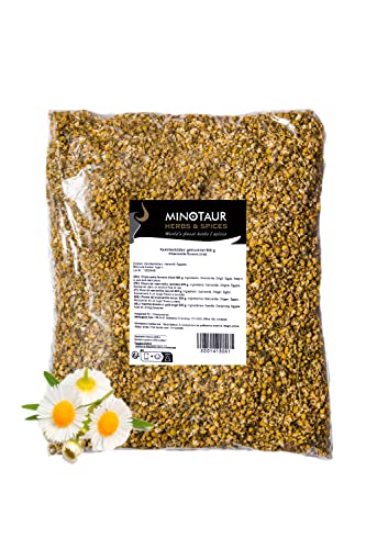 MINOTAUR Herbs | Echte Kamillenblüten Getrocknet | 2 x 500 g (1 Kg) | Kamille Tee Kamillentee von MINOTAUR
