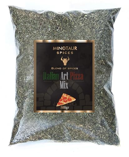 Minotaur Spices | Pizza Gewürz 500 g | Italienischer Art Pizza Mix im Beutel, mediterrane Kräuter Minotaur Spices | Pizza Gewürz 500 g | Italienischer Art Pizza Mix im Beutel, mediterrane Kräuter von MINOTAUR