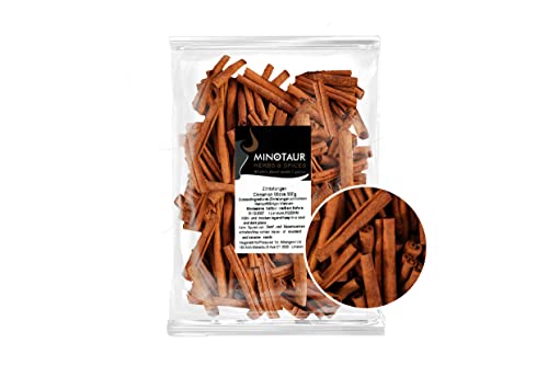 Minotaur Spices | Zimtstangen 2 x 500 g (1 Kg) Zimt Stangen | ca. 160-170 Stück | ca. 8 cm lang von MINOTAUR