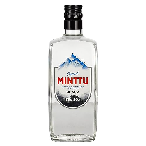 Minttu Black Pfefferminz Likör (1 x 0.5 l) von MINTTU Black Mint