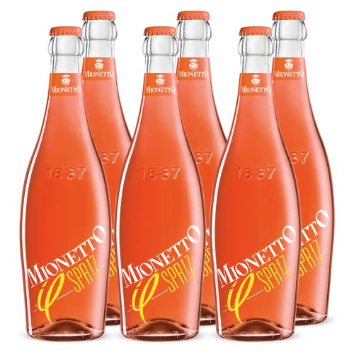 Mionetto IL Spritz Aperitivo, Orangen und Zitrusfrüchte (6x0,75l) Aktionspaket, Weinhaltiges Getränk aus Italien, sommerliche Alternative zu Sekt oder Weißwein, angenehm bittersüß und spritzig-frisch von MIONETTO