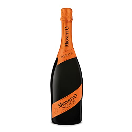 MIONETTO Prosecco Spumante DOC Treviso Brut (1x0,75l) Prickelnder Schaumwein aus Italien, trocken, fruchtig und frisch - Ideal als Aperitif und zu Antipasti von MIONETTO