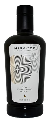 Kalabrisches Olivenöl extra vergine, 100% italienisch, 500-ml-Flasche von MIRACCO