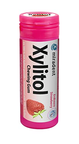 Miradent Xylitol for Kids Zahnpflegekaugummi 30 g Erdbeere Miradent Xylitol for Kids Zahnpflegekaugummi 30 g Erdbeere von miradent