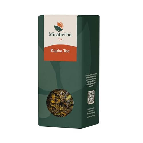 Miraherba Ayurveda - Bio Kapha Tee, scharf und belebend, Kapha reduzierende Kräuterteemischung, aus kontrolliert ökologischem Anbau - 100g von MIRAHERBA Happy · Healthy · Human