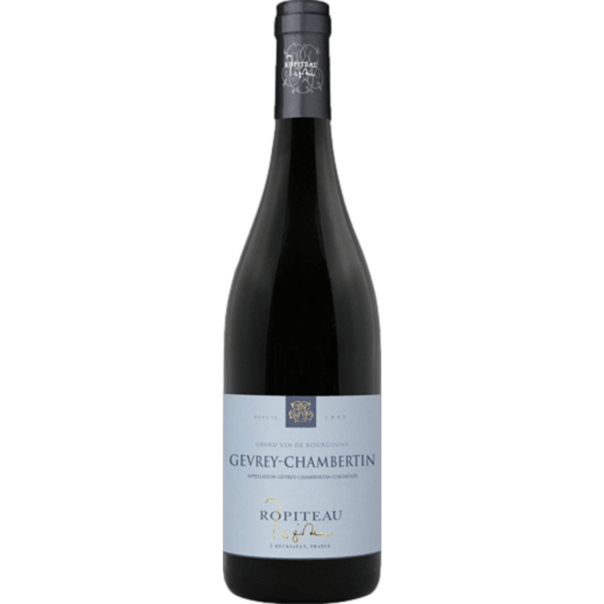 Ropiteau Frères Gevrey-Chambertin, Gevrey-Chambertin AOP, Burgund, 2021, Rotwein Ropiteau Frères Gevrey-Chambertin, Gevrey-Chambertin AOP, Burgund, 2021, Rotwein von MIS EN BOUTEILLE À QUINCIÉ PAR ROPITEAU FRÈRES, COUR DES HOSPICES, MEURSAULT, FRANCE