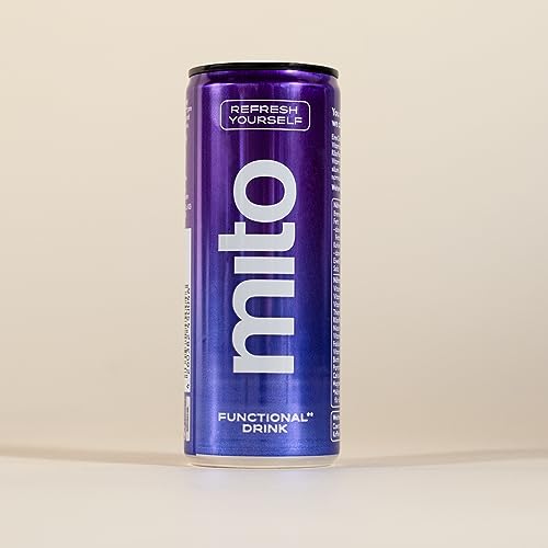 mito drink (6 x 250 ml Dose) inkl. 1,50 € Pfand - fruchtig tropisch mit erfrischender Ingwernote, kalorienarm, koffeinhaltiges Erfrischungsgetränk mit 11 wichtigen Vitaminen… von MITOcare