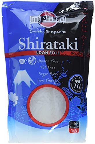 MIYATA Shirataki, Udon Nudeln aus Konjakmehl, Low Carb, 6er Pack (6 x 270 g) von Miyata