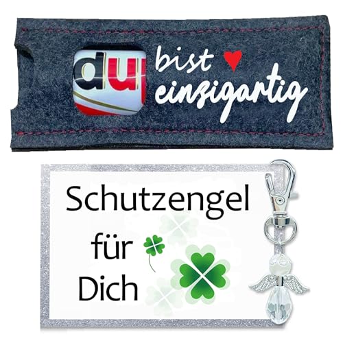 Du bist einzigartig - Hülle Filz Geschenke für duplo Schokolade Für Frauen, Freunde Geschenk, Kleinigkeiten, Geschenke Zum Jahrestag Für Ihn, Geschenke Für Ehemann, Geschenkideen (ohne Schokolade) von MKISHINE