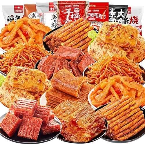 MKSDDF Chinesische würzige Snacks, Geschenkpackung, köstliche würzige Snacks, Geschenkpackung, würziges Gluten, lässige Snacks, chinesische Snacks, Kelpschnipsel, Konjac, erfrischend, praktische MKSDDF Chinesische würzige Snacks, Geschenkpackung, köstliche würzige Snacks, Geschenkpackung, würziges Gluten, lässige Snacks, chinesische Snacks, Kelpschnipsel, Konjac, erfrischend, praktische von MKSDDF