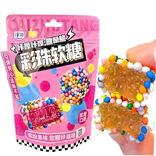 MKSDDF-Regenbogen-Gelee-Gummibärchen | Rainbow Star Gummies – 68g bunte Gummibärchen mit Fruchtfüllung | Zäh, vegan und lecker | Kinderfreundlich MKSDDF-Regenbogen-Gelee-Gummibärchen | Rainbow Star Gummies – 68g bunte Gummibärchen mit Fruchtfüllung | Zäh, vegan und lecker | Kinderfreundlich von MKSDDF
