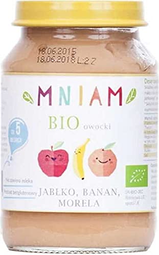 Dessert Apfel Bananen Aprikose ab 5 Monaten BIO 190 g MNIAM von MNIAM