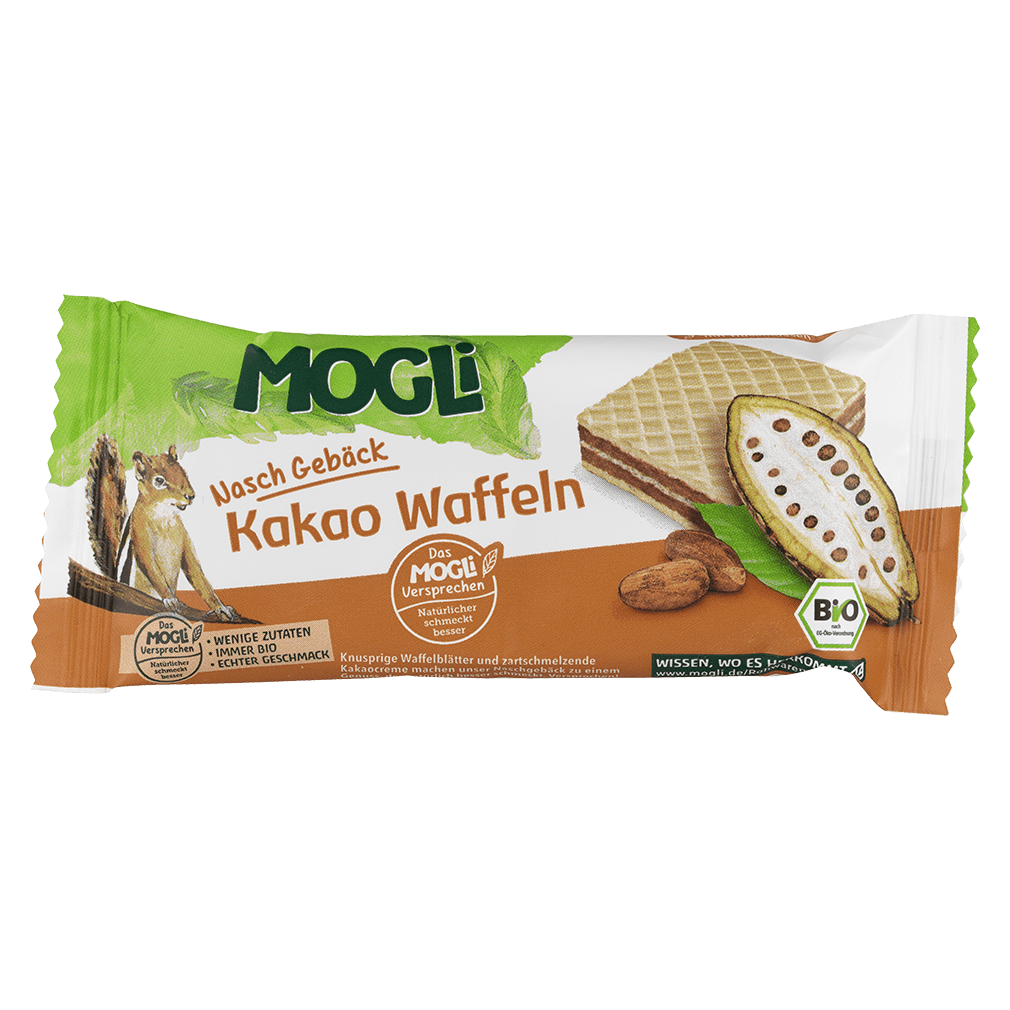 Bio Kakao Waffel MHD 30.05.2024 von MOGLi