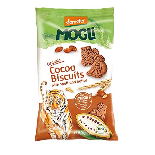 MOGLi Nasch Gebäck, Kakao Kekse, Shir Khan Mini, 50g (1) von MOGLi