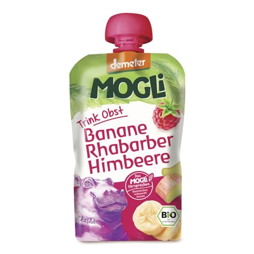MOGLi Trink Obst, Banane Rhabarber Himbeere, 120g (1) von MOGLi