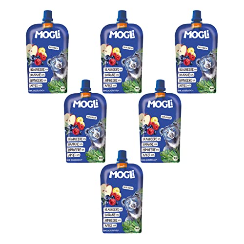 Mogli - Quetschi Blaubeere-Himbeere - 120 g - 6er Pack Mogli - Quetschi Blaubeere-Himbeere - 120 g - 6er Pack von MOGLi
