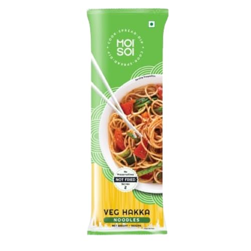 MOI SOI Veg Hakka Noodles (No Preservatives | Get Restaurant Style Taste in Just 10 Minutes | Not MSG or Ajinimoto | Serves 2, 150 gm von MOI SOI