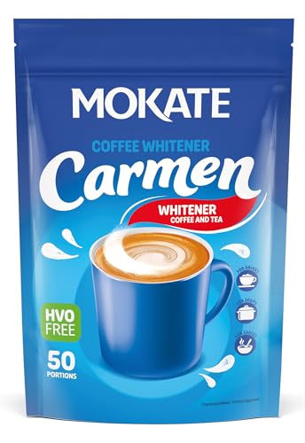 MOKATE® Kaffeeweißer Carmen Klassisch - 1 Pack - 200g - Coffee Whitener Classic Zip Bag - Reißverschlusstasche - Pulver Cremige Alternative Milch - Für Kaffee Tee - Hohe Qualität Sahnige Textur von MOKATE