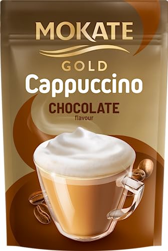 MOKATE Gold Cappuccino Chocolate - Geschmack Schokolade - Instantkaffee - Kaffeegetränk - Instantkaffee - Samtig und Aromatisch - Cremiger Kaffee - Getränk Kaffee - Tasche von MOKATE